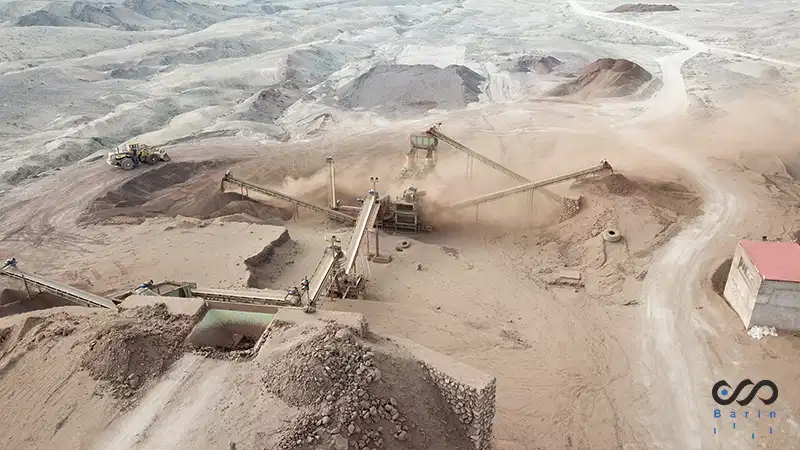 فرآیند کار معادن سنگ آهن هماتیت بارین